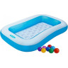 Бассейн надувной INTEX 57403 прямоугольный 166×100×25 см, от 2 лет